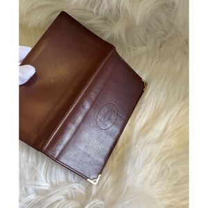 Cartier Les Must De Cartier Long Burgundy Wallet Authentic